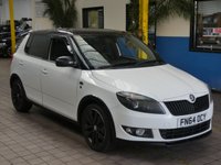 USED 2014 64 SKODA FABIA 1.2 BLACK EDITION 5d 105 BHP SAT NAV HEATED SEATS 2 OWNERS EXCELLENT SERVICE HISTORY