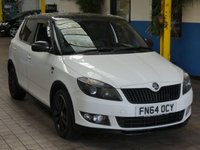 USED 2014 64 SKODA FABIA 1.2 BLACK EDITION 5d 105 BHP SAT NAV HEATED SEATS 2 OWNERS EXCELLENT SERVICE HISTORY