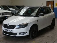 USED 2014 64 SKODA FABIA 1.2 BLACK EDITION 5d 105 BHP SAT NAV HEATED SEATS 2 OWNERS EXCELLENT SERVICE HISTORY