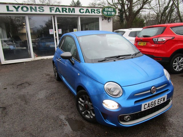 2016 66 Fiat 500 0.9 TWINAIR S (SPORT) 3d 105 BHP NEW SHAPE