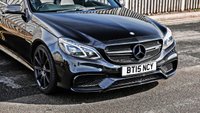 USED 2015 15 MERCEDES-BENZ E-CLASS 5.5 E63 AMG 4d 550 BHP Immaculate Black on Black