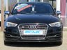 USED 2014 14 AUDI A3 2.0 S3 QUATTRO 3d 296 BHP Finished in PHANTOM BLACK pearl with contrasting EBONY full heated SPORTS LEATHER seats. This 4x4 S3 2.0 petrol engine pumps out 296 BHP, blistering performance with arguably the highest quality interior in its class. Features include Sat Nav, Full Heated Leather, DAB, B/tooth, LED day run lights, Park Senors, Cruise and much more. Dealer serviced at 3742 miles, 17430 miles, 25041 miles, 56904 miles, 69698 miles.