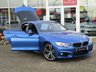 USED 2016 66 BMW 4 SERIES 3.0 435D XDRIVE M SPORT GRAN COUPE 4d 309 BHP Finished in ESTORIL BLUE MET with contrasting EBONY ELECTRIC MEMORY HEATED SEATS. This New Shape 4 Series offers a great mix of performance, practicality, efficiency, comfort and techy features than almost any other coupes on the market today. Features include Heads Up Display,  Harman Kardon sound, Sat Nav, DAB radio, 19" Alloys, B/Tooth, Heated Leather electric memory seats and much more. Dealer serviced at 19166 miles, 38467 miles, 54729 miles, 57683 miles, 64899 miles and at 76010 miles.