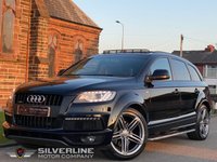 USED 2013 13 AUDI Q7 3.0 TDI QUATTRO S LINE PLUS 5d 245 BHP [BLACK EDITION] CLICK & COLLECT OR NATIONWIDE DELIVERY | MASSIVE SPEC |