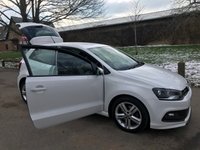 USED 2014 14 VOLKSWAGEN POLO 1.2 R LINE TSI 3d 104 BHP 1 FORMER OWNER FULL HISTORY