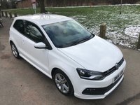 USED 2014 14 VOLKSWAGEN POLO 1.2 R LINE TSI 3d 104 BHP 1 FORMER OWNER FULL HISTORY