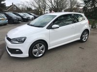 USED 2014 14 VOLKSWAGEN POLO 1.2 R LINE TSI 3d 104 BHP 1 FORMER OWNER FULL HISTORY