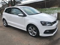 USED 2014 14 VOLKSWAGEN POLO 1.2 R LINE TSI 3d 104 BHP 1 FORMER OWNER FULL HISTORY