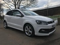 USED 2014 14 VOLKSWAGEN POLO 1.2 R LINE TSI 3d 104 BHP 1 FORMER OWNER FULL HISTORY