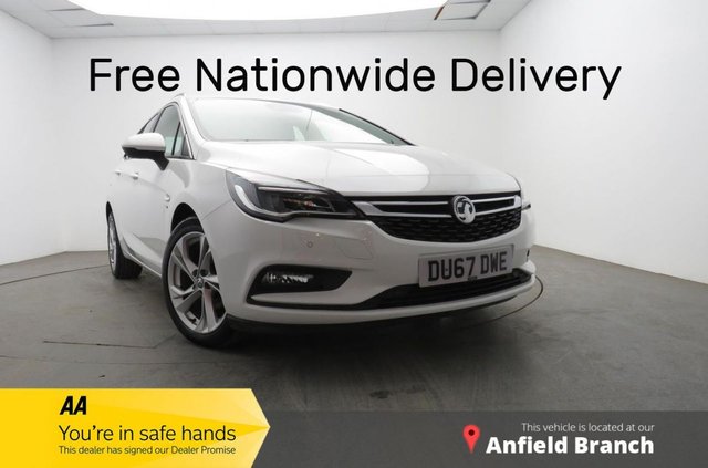 2017 67 VAUXHALL ASTRA 1.4 SRI NAV S/S 5d AUTO 148 BHP