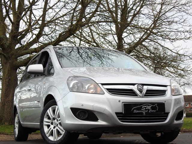 2012 61 Vauxhall Zafira 1.6 DESIGN 5d 113 BHP