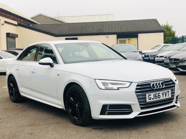 2016 66 Audi A4 2.0 TDI S LINE 4d 148 BHP