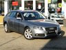 USED 2012 12 AUDI A4 2.0 AVANT TDI TECHNIK 5d 168 BHP Finished in QUARTZ SILVER METALLIC with contrasting BLACK HEATED LEATHER TRIM. This popular Audi Estate has genuine good looks and a luxurious feel. Great to drive and practical with loads of room for the average sized family. Features include, Sat Nav, Heated leather, Blue Tooth, 170 BHP, Parking Sensors, Tinted windows and much more. Dealer serviced at 18953 miles, 26022 miles, 31174 miles, 38320 miles, 52818 miles, 64537 miles (inc Cam Belt and Water Pump), and at 83148 miles.