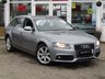 USED 2012 12 AUDI A4 2.0 AVANT TDI TECHNIK 5d 168 BHP Finished in QUARTZ SILVER METALLIC with contrasting BLACK HEATED LEATHER TRIM. This popular Audi Estate has genuine good looks and a luxurious feel. Great to drive and practical with loads of room for the average sized family. Features include, Sat Nav, Heated leather, Blue Tooth, 170 BHP, Parking Sensors, Tinted windows and much more. Dealer serviced at 18953 miles, 26022 miles, 31174 miles, 38320 miles, 52818 miles, 64537 miles (inc Cam Belt and Water Pump), and at 83148 miles.