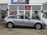 USED 2012 12 AUDI A4 2.0 AVANT TDI TECHNIK 5d 168 BHP Finished in QUARTZ SILVER METALLIC with contrasting BLACK HEATED LEATHER TRIM. This popular Audi Estate has genuine good looks and a luxurious feel. Great to drive and practical with loads of room for the average sized family. Features include, Sat Nav, Heated leather, Blue Tooth, 170 BHP, Parking Sensors, Tinted windows and much more. Dealer serviced at 18953 miles, 26022 miles, 31174 miles, 38320 miles, 52818 miles, 64537 miles (inc Cam Belt and Water Pump), and at 83148 miles.