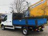 USED 2016 66 FORD TRANSIT 350 125 L3 D/CAB TIPPER / PICKUP ALLOY BODY REAR STORAGE SRW 