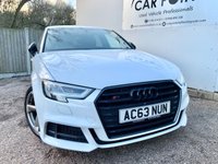 USED 2017 17 AUDI A3 2.0 S3 SPORTBACK TFSI QUATTRO BLACK EDITION 5d AUTO 306 BHP 