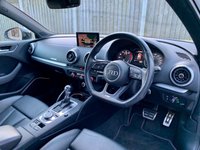 USED 2017 17 AUDI A3 2.0 S3 SPORTBACK TFSI QUATTRO BLACK EDITION 5d AUTO 306 BHP 