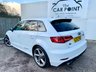 USED 2017 17 AUDI A3 2.0 S3 SPORTBACK TFSI QUATTRO BLACK EDITION 5d AUTO 306 BHP 