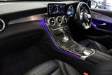 USED 2019 69 MERCEDES-BENZ GLC-CLASS 4.0 AMG GLC 63 4MATIC PLUS PREMIUM 5d 469 BHP FINISHED IN STUNNING METALLIC OBSIDIAN BLACK, COMPLIMENTED BY BLACK, NAPPA LEATHER, ELECTRICALLY ADJUSTABLE, MEMORY PROGRAMME HEATED SEATS AND CARBON FIBRE INTERIOR TRIM UPGRADE + BEAUTIFUL, 1 OWNER, NEW SHAPE GLC PREMIUM PLUS, COMES WITH A FULL MERCEDES MAIN DEALER SERVICE HISTORY AND WITH THE BALANCE OF MERCEDES MANUFACTURERS WARRANTY UNTIL SEPTEMBER 2022 + PANORAMIC GLASS SLIDING SUNROOF + WIDESCREEN VIRTUAL COCKPIT DIGITAL DASH DISPLAY + SATELLITE NAVIGATION + 360 DEGREE CAMERA + BLUETOOTH P