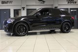 USED 2019 69 MERCEDES-BENZ GLC-CLASS 4.0 AMG GLC 63 4MATIC PLUS PREMIUM 5d 469 BHP FINISHED IN STUNNING METALLIC OBSIDIAN BLACK, COMPLIMENTED BY BLACK, NAPPA LEATHER, ELECTRICALLY ADJUSTABLE, MEMORY PROGRAMME HEATED SEATS AND CARBON FIBRE INTERIOR TRIM UPGRADE + BEAUTIFUL, 1 OWNER, NEW SHAPE GLC PREMIUM PLUS, COMES WITH A FULL MERCEDES MAIN DEALER SERVICE HISTORY AND WITH THE BALANCE OF MERCEDES MANUFACTURERS WARRANTY UNTIL SEPTEMBER 2022 + PANORAMIC GLASS SLIDING SUNROOF + WIDESCREEN VIRTUAL COCKPIT DIGITAL DASH DISPLAY + SATELLITE NAVIGATION + 360 DEGREE CAMERA + BLUETOOTH P