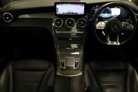 USED 2019 69 MERCEDES-BENZ GLC-CLASS 4.0 AMG GLC 63 4MATIC PLUS PREMIUM 5d 469 BHP FINISHED IN STUNNING METALLIC OBSIDIAN BLACK, COMPLIMENTED BY BLACK, NAPPA LEATHER, ELECTRICALLY ADJUSTABLE, MEMORY PROGRAMME HEATED SEATS AND CARBON FIBRE INTERIOR TRIM UPGRADE + BEAUTIFUL, 1 OWNER, NEW SHAPE GLC PREMIUM PLUS, COMES WITH A FULL MERCEDES MAIN DEALER SERVICE HISTORY AND WITH THE BALANCE OF MERCEDES MANUFACTURERS WARRANTY UNTIL SEPTEMBER 2022 + PANORAMIC GLASS SLIDING SUNROOF + WIDESCREEN VIRTUAL COCKPIT DIGITAL DASH DISPLAY + SATELLITE NAVIGATION + 360 DEGREE CAMERA + BLUETOOTH P