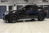 USED 2019 69 MERCEDES-BENZ GLC-CLASS 4.0 AMG GLC 63 4MATIC PLUS PREMIUM 5d 469 BHP FINISHED IN STUNNING METALLIC OBSIDIAN BLACK, COMPLIMENTED BY BLACK, NAPPA LEATHER, ELECTRICALLY ADJUSTABLE, MEMORY PROGRAMME HEATED SEATS AND CARBON FIBRE INTERIOR TRIM UPGRADE + BEAUTIFUL, 1 OWNER, NEW SHAPE GLC PREMIUM PLUS, COMES WITH A FULL MERCEDES MAIN DEALER SERVICE HISTORY AND WITH THE BALANCE OF MERCEDES MANUFACTURERS WARRANTY UNTIL SEPTEMBER 2022 + PANORAMIC GLASS SLIDING SUNROOF + WIDESCREEN VIRTUAL COCKPIT DIGITAL DASH DISPLAY + SATELLITE NAVIGATION + 360 DEGREE CAMERA + BLUETOOTH P