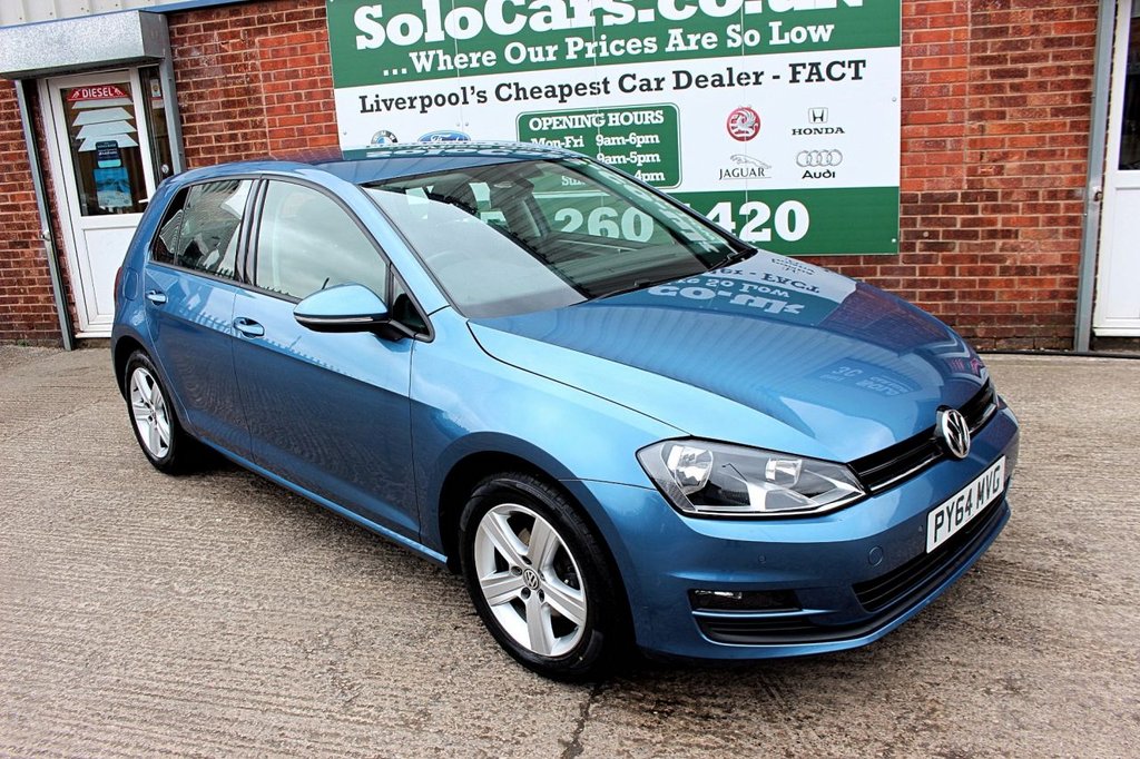 2014 64 VOLKSWAGEN GOLF 1.6 MATCH TDI BLUEMOTION TECHNOLOGY DSG 5d 103 BHP