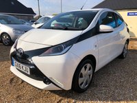 USED 2016 16 TOYOTA AYGO 1.0 VVT-I X-PLAY 3d 69 BHP Low Mileage + Zero &pound;0 Road Tax & High MPG