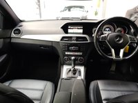 USED 2014 14 MERCEDES-BENZ C CLASS 2.1 C250 CDI BLUEEFFICIENCY AMG SPORT 2d 204 BHP Pan Roof, COMMAND Diamond White Met