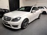 USED 2014 14 MERCEDES-BENZ C CLASS 2.1 C250 CDI BLUEEFFICIENCY AMG SPORT 2d 204 BHP Pan Roof, COMMAND Diamond White Met
