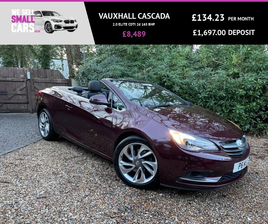 View our VAUXHALL CASCADA