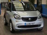 USED 2016 66 SMART FORTWO 1.0 PASSION PREMIUM 2d 71 BHP &pound;0 ROAD TAX SAT NAV BLUETOOTH