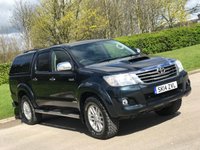 USED 2014 14 TOYOTA HI-LUX 3.0 INVINCIBLE 4X4 D-4D DCB 169 BHP CHOICES OF HILUX IN STOCK **NO VAT