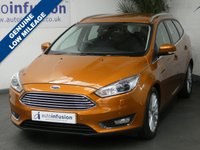 USED 2017 67 FORD FOCUS 1.0 TITANIUM X 5d 124 BHP SAT NAV LEATHER HEATED SEATS