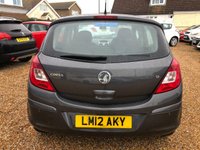 USED 2012 12 VAUXHALL CORSA 1.2 EXCLUSIV AC 5d 83 BHP Great Value Corsa with New MOT & Service Included