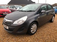 USED 2012 12 VAUXHALL CORSA 1.2 EXCLUSIV AC 5d 83 BHP Great Value Corsa with New MOT & Service Included
