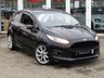 USED 2013 63 FORD FIESTA 1.0 ZETEC S 3d 124 BHP Finished in SHADOW BLACK with contrasting GREY SPORTS Cloth interior trim. This Fiesta is a small car that you can really enjoy driving. Economical and cheap to run, stylish to look at and some great features including ZERO Road Tax, B/Tooth, 17"Alloys, Air Con and much more, makes this a must for the first time driver or small family. Dealer Serviced at 6540 miles, 19893 miles, 29668 miles, 32603 miles, 51402 miles, 65332 miles and on arrival at 77841 miles. . 12 Months MOT.