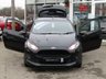 USED 2013 63 FORD FIESTA 1.0 ZETEC S 3d 124 BHP Finished in SHADOW BLACK with contrasting GREY SPORTS Cloth interior trim. This Fiesta is a small car that you can really enjoy driving. Economical and cheap to run, stylish to look at and some great features including ZERO Road Tax, B/Tooth, 17"Alloys, Air Con and much more, makes this a must for the first time driver or small family. Dealer Serviced at 6540 miles, 19893 miles, 29668 miles, 32603 miles, 51402 miles, 65332 miles and on arrival at 77841 miles. . 12 Months MOT.