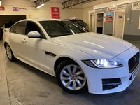 USED 2016 16 JAGUAR XF 2.0 R-SPORT AUTOMATIC TWO TONE RED / BLACK LEATHER