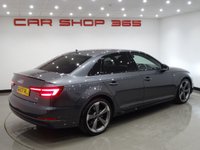 USED 2017 67 AUDI A4 2.0 TDI (150 PS) BLACK EDITION 4DR..NAV..HEATED LEATHERS..CRUISE..AUDI DRIVE SELECT..MULTIMEDIA..PARK AID..LEDS..18 INCH ALLOYS 18"+PARK+XENON-LED+LEATHER+NAV+CRUISE+CLIMATE+MEDIA