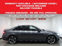 USED 2017 67 AUDI A4 2.0 TDI (150 PS) BLACK EDITION 4DR..NAV..HEATED LEATHERS..CRUISE..AUDI DRIVE SELECT..MULTIMEDIA..PARK AID..LEDS..18 INCH ALLOYS 18"+PARK+XENON-LED+LEATHER+NAV+CRUISE+CLIMATE+MEDIA