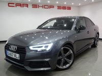 USED 2017 67 AUDI A4 2.0 TDI (150 PS) BLACK EDITION 4DR..NAV..HEATED LEATHERS..CRUISE..AUDI DRIVE SELECT..MULTIMEDIA..PARK AID..LEDS..18 INCH ALLOYS 18"+PARK+XENON-LED+LEATHER+NAV+CRUISE+CLIMATE+MEDIA