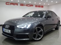 USED 2017 67 AUDI A4 2.0 TDI (150 PS) BLACK EDITION 4DR..NAV..HEATED LEATHERS..CRUISE..AUDI DRIVE SELECT..MULTIMEDIA..PARK AID..LEDS..18 INCH ALLOYS 18"+PARK+XENON-LED+LEATHER+NAV+CRUISE+CLIMATE+MEDIA