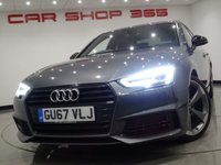USED 2017 67 AUDI A4 2.0 TDI (150 PS) BLACK EDITION 4DR..NAV..HEATED LEATHERS..CRUISE..AUDI DRIVE SELECT..MULTIMEDIA..PARK AID..LEDS..18 INCH ALLOYS 18"+PARK+XENON-LED+LEATHER+NAV+CRUISE+CLIMATE+MEDIA