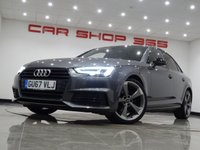 USED 2017 67 AUDI A4 2.0 TDI (150 PS) BLACK EDITION 4DR..NAV..HEATED LEATHERS..CRUISE..AUDI DRIVE SELECT..MULTIMEDIA..PARK AID..LEDS..18 INCH ALLOYS 18"+PARK+XENON-LED+LEATHER+NAV+CRUISE+CLIMATE+MEDIA