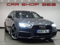USED 2017 67 AUDI A4 2.0 TDI (150 PS) BLACK EDITION 4DR..NAV..HEATED LEATHERS..CRUISE..AUDI DRIVE SELECT..MULTIMEDIA..PARK AID..LEDS..18 INCH ALLOYS 18"+PARK+XENON-LED+LEATHER+NAV+CRUISE+CLIMATE+MEDIA