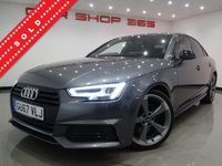 USED 2017 67 AUDI A4 2.0 TDI (150 PS) BLACK EDITION 4DR..NAV..HEATED LEATHERS..CRUISE..AUDI DRIVE SELECT..MULTIMEDIA..PARK AID..LEDS..18 INCH ALLOYS 18"+PARK+XENON-LED+LEATHER+NAV+CRUISE+CLIMATE+MEDIA