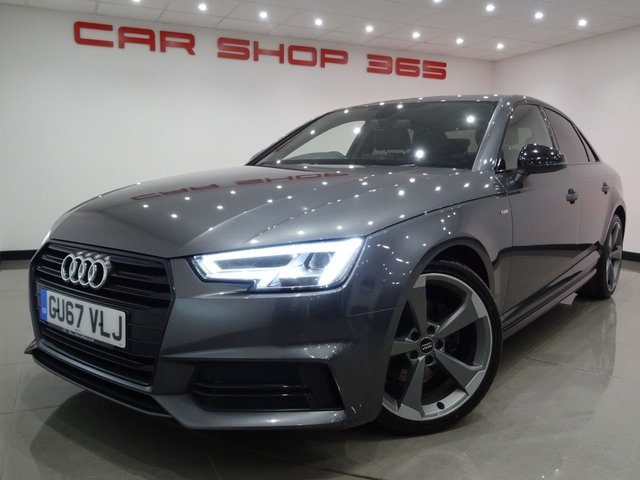 2017 67 Audi A4 2.0 TDI (150 PS) BLACK EDITION 4DR..NAV..HEATED LEATHERS..CRUISE..AUDI DRIVE SELECT..MULTIMEDIA..PARK AID..LEDS..18 INCH ALLOYS