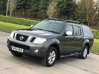 USED 2013 62 NISSAN NAVARA 2.5 DCI TEKNA 4X4 SHR DCB 188 BHP ** NO VAT * CANOPY + SAT NAV
